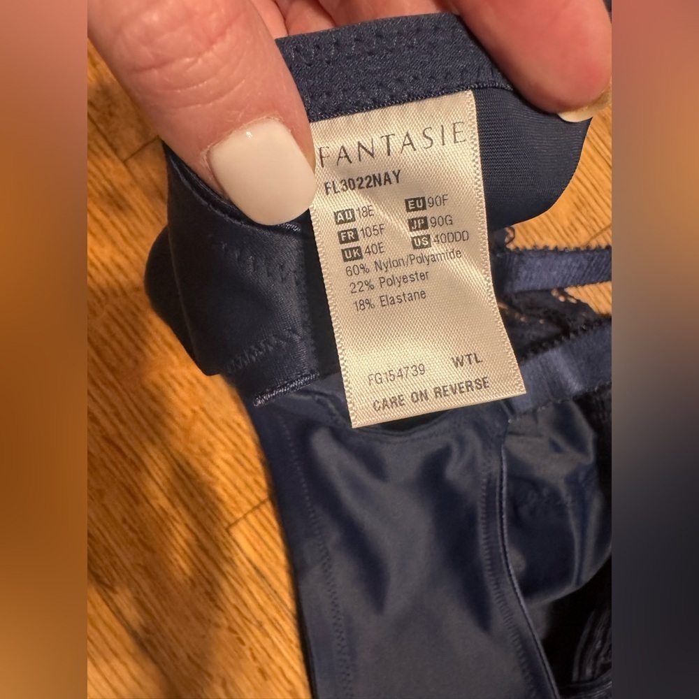 Fantasie Memoir Soft Cup Bra in Navy - Picture 7 of 7